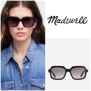 🆕 NWT Madewell Oversized Square Sunglasses